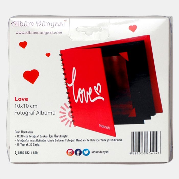 10x10 Fotoğraf Albümü LOVE